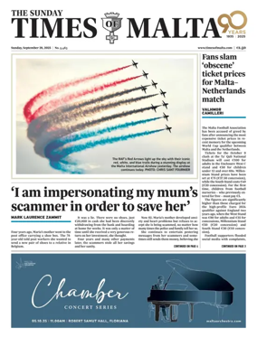 Cover of The Sunday Times of Malta