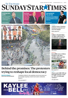 Cover of Sunday Star-Times