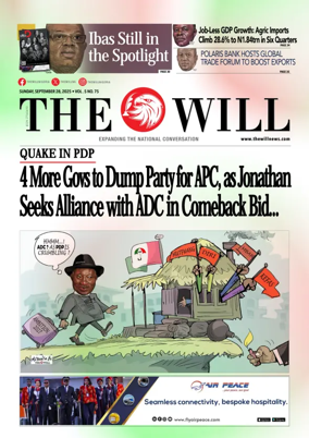 Cover of THEWILL NEWSPAPER