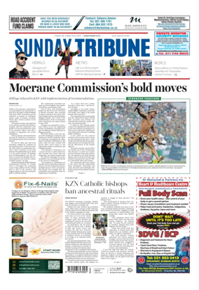 Cover of Sunday Tribune