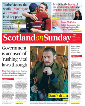 Cover of Scotland on Sunday