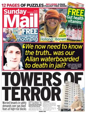 Cover of Sunday Mail (UK)