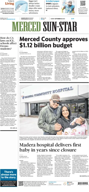 Cover of Merced Sun-Star (Saturday)
