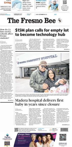 Cover of The Fresno Bee (Sunday)