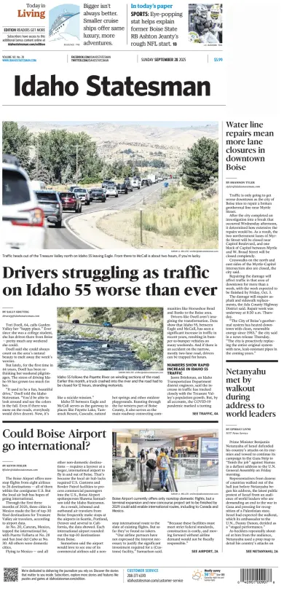 Cover of The Idaho Statesman (Sunday)