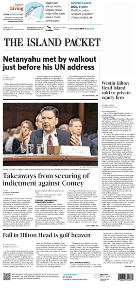 Cover of The Island Packet (Sunday)