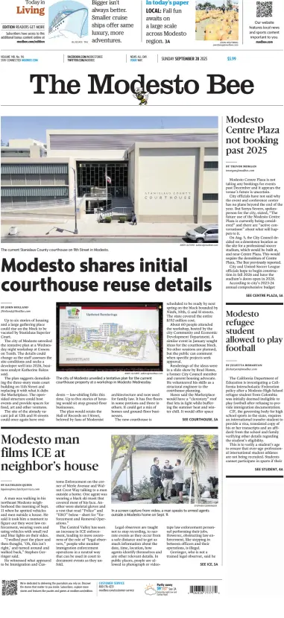 Cover of The Modesto Bee (Sunday)