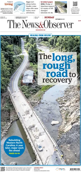 Cover of The News & Observer (Sunday)