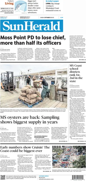 Cover of The Sun Herald (Sunday)