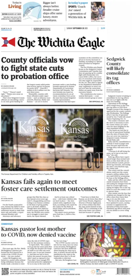 Cover of The Wichita Eagle (Sunday)