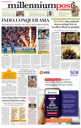 Cover of Millennium Post (Kolkata)