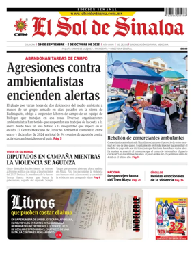 Cover of El Sol de Sinaloa