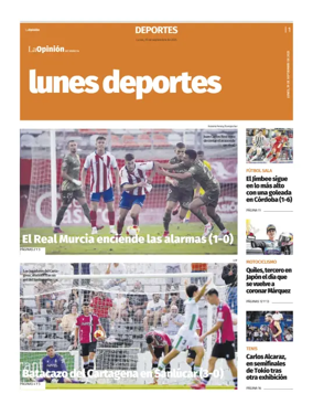 Cover of Lunes Deportes
