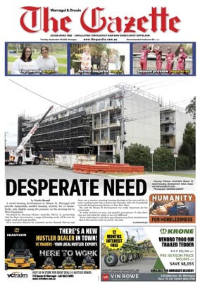 Cover of Warragul & Drouin Gazette