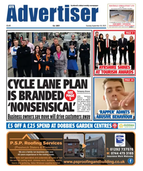 Cover of Ayr Advertiser