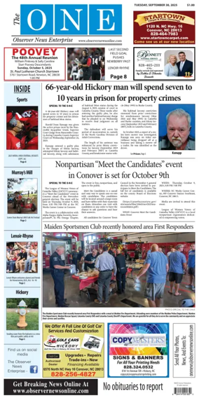 Cover of Observer News Enterprise