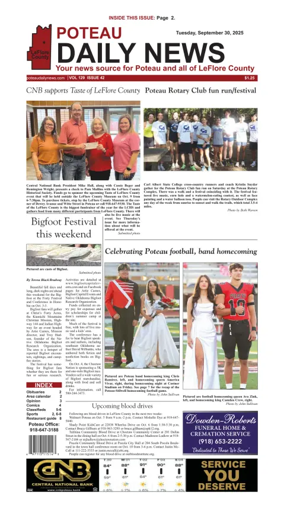 Cover of Poteau Daily News