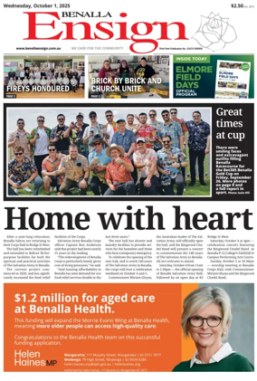 Cover of Benalla Ensign