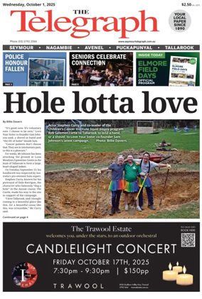 Cover of Seymour Telegraph