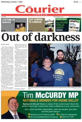 Cover of The Cobram Courier