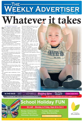 Cover of The Weekly Advertiser Horsham