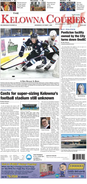 Cover of The Daily Courier