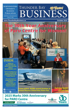 Cover of Thunder Bay Business