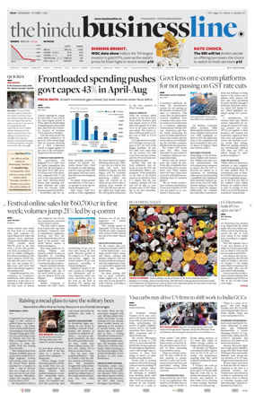 Cover of BusinessLine (Delhi)