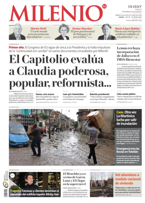 Cover of Milenio Jalisco