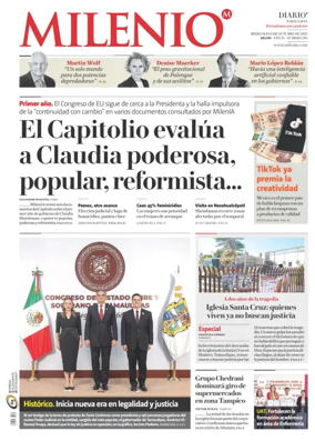 Cover of Milenio Tamaulipas