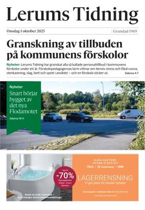 Cover of Lerums Tidning