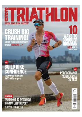 Cover of 220 Triathlon Magazine