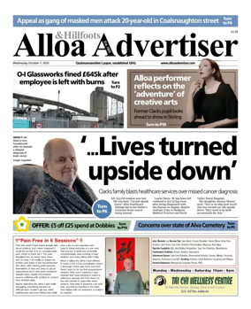 Cover of Alloa Advertiser