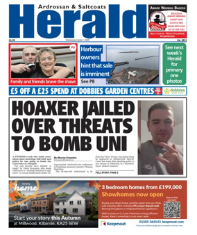 Cover of Ardrossan & Saltcoats Herald