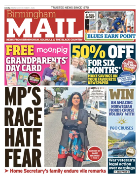 Cover of Birmingham Mail