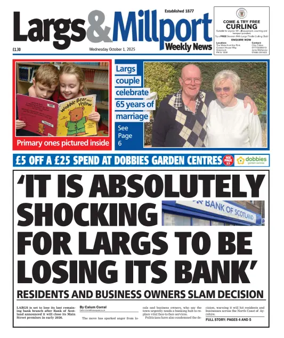 Cover of Largs & Millport Weekly News