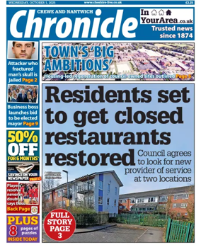 Cover of Nantwich Chronicle