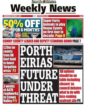 Cover of North Wales Weekly News