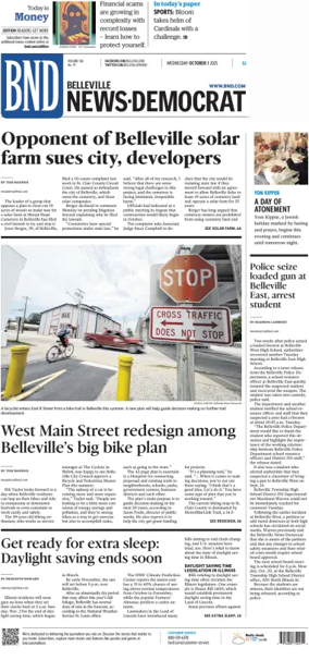 Cover of Belleville News-Democrat
