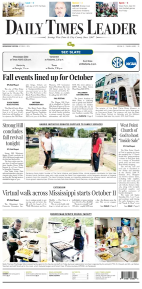 Cover of Daily Times Leader