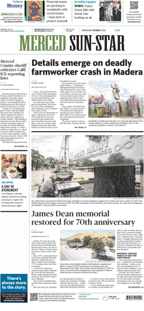 Cover of Merced Sun-Star