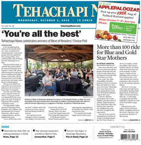 Cover of Tehachapi News