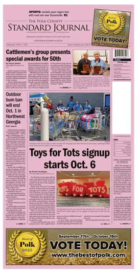 Cover of The Standard Journal