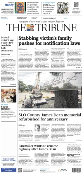 Cover of The Tribune (SLO)