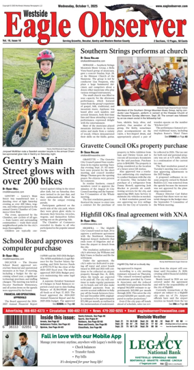 Cover of Westside Eagle-Observer