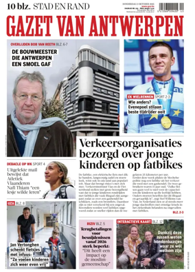 Cover of Gazet van Antwerpen Metropool Stad