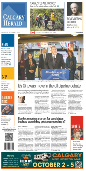 Cover of Calgary Herald