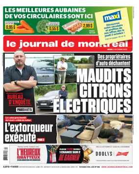 Cover of Le Journal de Montreal
