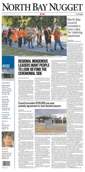 Cover of North Bay Nugget