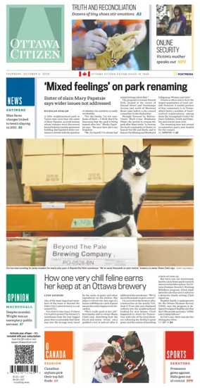 Cover of Ottawa Citizen
